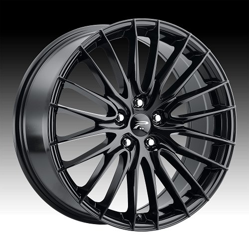 Platinum 465BK Reprisal Gloss Black Custom Wheels 1